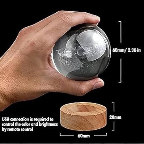 🔱 Shiv Crystal LED Lamp – Touch Sensor, Cordless Divine Night Light ✨🕉️