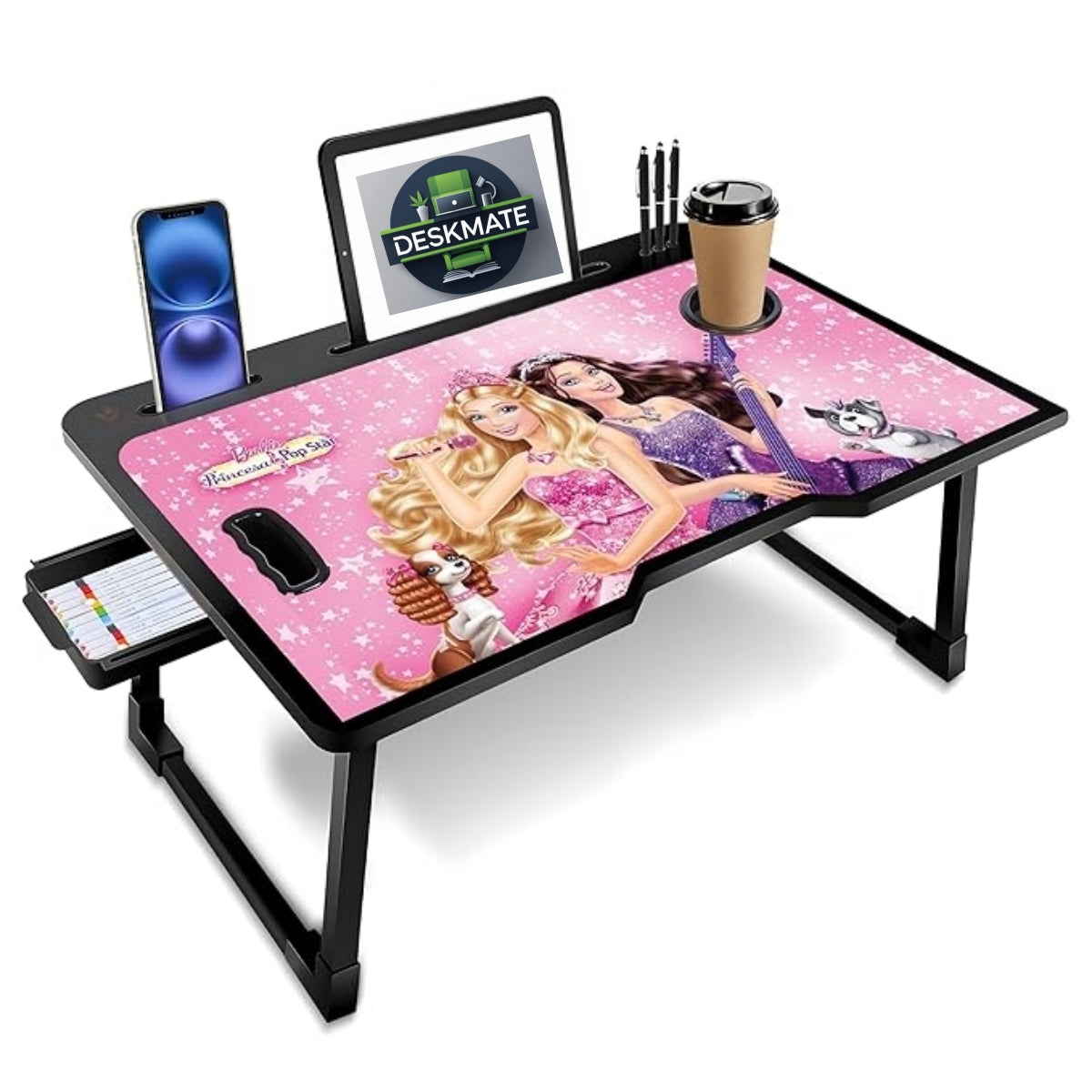 Elegant Foldable Multipurpose Laptop Table – Perfect for Girls, Women & Gifting